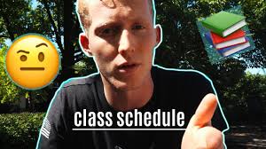 My Class Schedule (2nd Year Chiropractic Student)