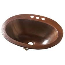 sinkology oval drop in bathroom sink in