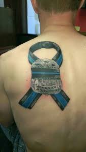Officer Down Memorial Tattoo Line Tattoos Memorial Tattoo Tattoos