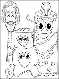 These free, printable summer coloring pages are a great activity the kids can do this summer when it. Pin By Andrea On Teeth Dental Kids Dental Health Dental Health Activities