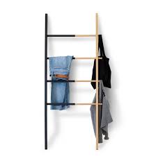 Portant Vetement Original Forme Echelle Montage Mural Econimiser Espace Chaise De Chambre Portant Vetement Rangement Habits