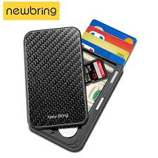 Mat or glossy choose your option. New Bring Card Holder Men Purse Carbon Fiber Minimalist Rfid Wallet For Credit Cards Bank Business Id Card Holder Case Card Id Holders Aliexpress