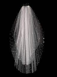 Two Layer Rhinestone Covered Stardust Fingertip Wedding Veil Affordable Elegance Bridal Fingertip Wedding Veils Wedding Bridal Veils Rhinestone Wedding Dress