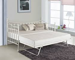 We'll review the issue and make a decision about a partial or a full refund. Versailles French Metal Day Bed With Free Guest Trundle Black White Modern Murphy Beds Guest Bed Single Day Bed