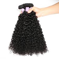 Dsoar 3 Bundles Peruvian Virgin Curly Human Hair Weave With 413 Lace Frontal
