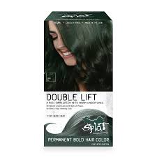 Want to try dark green hair color? Splat Double Lift Permanent Color Envy Me Dark Green