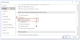 How To Show Or Hide Paragraph Marks In Word?