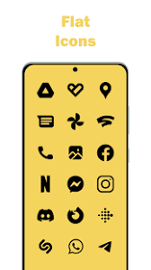 And i still have no idea how to make them into icon pack. Flat Original Pure Black Icon Pack 5 7 Apk Mod Free Purchase For Android