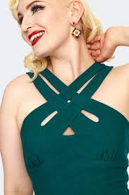 Cross Neck Wiggle Dress