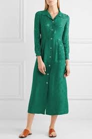 Maje Jacquard Midi Dress Forest Green Dresses Green Midi Dress Midi Dress Sale