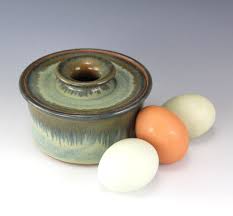 Pottery Egg Poacher Google Search Ceramic Egg Cooker Microwave Scrambled Eggs Slow Cooker Breakfast Casserole