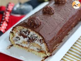 Tronchetto Ferrero Rocher Ricetta Petitchef Recette Gateau Roule Idee Recette Dessert Recette Buche