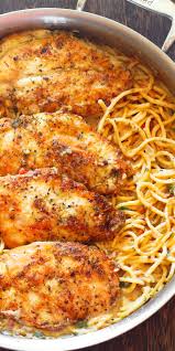 Chicken Pasta In Creamy White Wine Parmesan Cheese Sauce Dinner Dishes Italian Chicken Pasta Parmesan Cheese Sauce