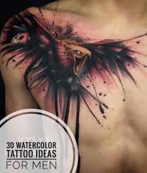 30 Watercolor Tattoo Ideas For Men Watercolor Tattoo Tattoos Chest Tattoo Men