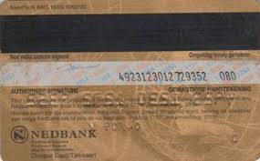 Aged person mr account holder: Bank Card Nedbank Nedbank South Africa Col Za Vi 0010