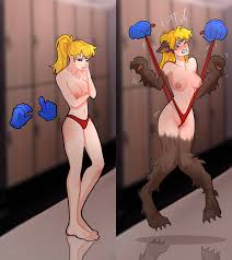 Rule 34 Dev - blonde_female blonde_hair blonde_hair_female bully bullying  disembodied_hand disembodied_hands furry furry_female hanging_wedgie  kazemaru15000 lifting_wedgie locker_room partially_visible_vulva topless  topless_bikini topless_female ...