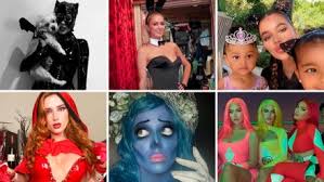 Kimberly noel kardashian west (born october 21, 1980) is an american media personality, socialite, model, businesswoman, producer, and actress. The Best Celebrity Halloween Costumes Of 2020 From Kylie Jenner To Paris Hilton Grazia