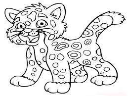 Ausmalbild Jaguar Tier 1ausmalbilder Com