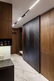 Two Apartments Become One With Views Of The Dnipro River Ceiling Design False Ceiling Design Interior Design Kitchen