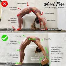 Wheel Pose With Blocks 1stinhealth Womensfitness Womensworkout Fitnessworkout Workout Exercise Training Easy Yoga Workouts Headstand Yoga Yoga Fitness