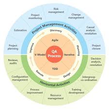 Business And Management Infographic Data Visualisation Qa Processes In Business Management Degree Project Management Professional Management Infographic