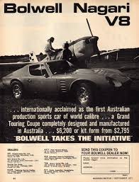 The 1971 Bolwell Nagari Kit Car With Ford 301 Or 351 V8 Australia Australian Cars Muscle Car Ads Aussie Muscle Cars
