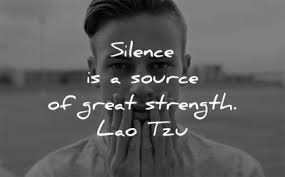 I say sorry a lot but i feel like everything is my fault. 170 Silence Quotes That Will Make You Feel Calm