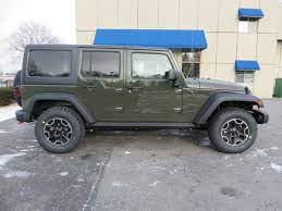 2015 jeep wrangler unlimited rubicon in tank green just like the brochure ピックアップトラック 車