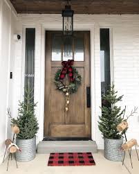 If you are a lover of vintage, thrifted or farmhouse decor, you will enjoy these easy outdoor christmas decorating ideas to spruce up your porch for the holidays. 100 Christmas Front Porch Decorating Ideas To Make Your Home Look Like Christma Christmas Porch Decor Front Porch Christmas Decor Outdoor Christmas Decorations