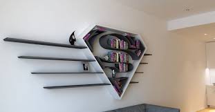 Superman Logo Shelf Interrior Design Bookshelf Bookshelf Design Shelves Interrior Design This diy kids bookshelf does double duty!