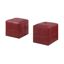 An armchair is a wonderful piece to have in your living room, family room or bedroom. Monarch Specialties Monarch Kids Faux Leather Ottoman Set 2 Pieces Red Rona