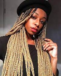 Ombre Blonde Box Braids Hairstyles 2018 Blonde Box Braids Box Braids Hairstyles Blonde Braids