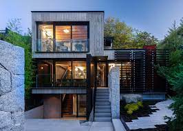 Stephanie hilton design services vancouver, the lower mainland, and areas from whistler all the way to the fraser valley. Measured Architecture Clads House In Wood Textured Concrete