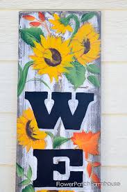 Paint A Fall Welcome Sign Pamela Groppe Art