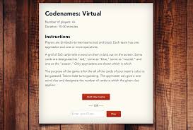 Jun 01, 2021 · 6. How To Play Codenames Online