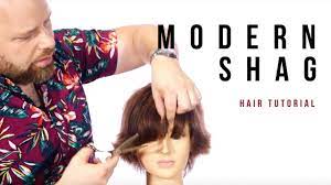 Modern Shag Haircut Tutorial Thesalonguy Youtube Modern Shag Haircut Short Shag Haircuts Haircut Tutorial