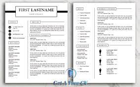 Many job seekers already know that a large percentage of jobs aren't advertised. Single Page Two Pages Version And Matching Cover Letter Cv Resume Templates Get A Free Cv