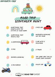 Browse popular crafts for kids of all ages. Free Printable Road Trip Scavenger Hunt For Kids 8 Awesome Activities