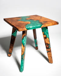 Mesquite Burl Resin Art Table Custom Order Only Lumberlust Wood Resin Table Resin Furniture Epoxy Wood Table