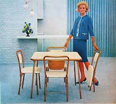 Cosco 1966 Folding Table And Chairs Cosco Swivel Rocker Recliner Chair Vintage House