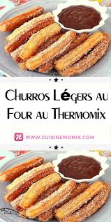 Churros Legers Au Four Au Thermomix Dessert Turtle Cheesecake Recipes Thermomix Desserts Churros