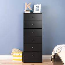 Shop prepac tall 6 drawer dresser and other name brand dressers furniture & appliances at the exchange. Astrid 6 Drawer Tall Dresser Multiple Finishes Walmart Com Walmart Com