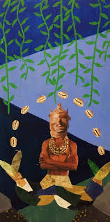 Oshun is one of the youngest orishas and yemaya's younger sister. Onlywhenitssafe On Twitter Olokun Orisha Of The Deep Ocean Collage On Wood 12 X24 2018 Orisha Yoruba Olokum Ocean Water Westafrican Africandiaspora Androgynous Queer Blackqueer Africandisaporaart Olokunart Mixedmedia