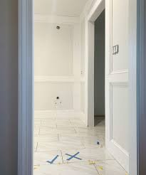 Wall molding is a dream in adding visual elegance, sophistication, and class to a room. How We Added Decorative Wall Molding To Our Bathroom Young House Love