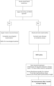 In bell's palsy various physical therapies, such as exercise, biofeedback, laser, electrotherapy, massage and thermotherapy are used to hasten recovery. References In Evidence Based Management Of Bell S Palsy British Journal Of Oral And Maxillofacial Surgery