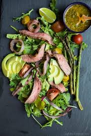 Featured omaha steaks product boneless new york strips California Steak Salad With Chimichurri Dressing The Best Salad Recipe