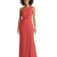 Coral maxi dress for wedding. 15 Best Coral Bridesmaid Dresses Of 2021