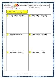 Grade 3 Maths Worksheets 12 3 Measurement Of Weight Addition Without Conversion 3rd Grade Math Worksheets Measurement Worksheets Math Worksheet