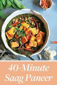 40 Minute Saag Paneer Recipe Saag Paneer Quick Dinner Recipes Saag