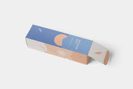 Package Box Mock Up Long Rectangle Box Packaging Branding Mockups Bottle Packaging